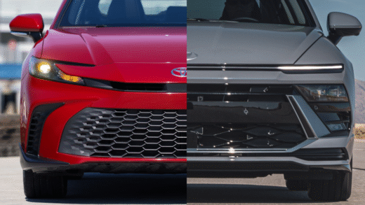 Сравнение 2025 Hyundai Sonata и Toyota Camry