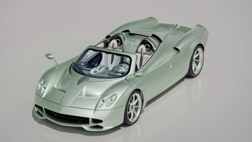 Pagani Huayra Codalunga Speedster на фоні пейзажу