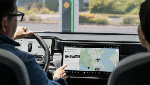 Оновлена навігаційна система Rivian на базі Google Maps
