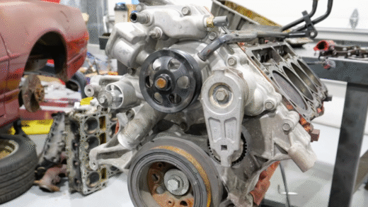 Двигун Hemi V8 на розбиранні